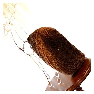 Knit hat with surprise pocket inside